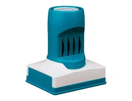 X'stamper Sello para Quix Stamper con fechador personalizable color negro 34x54 mm