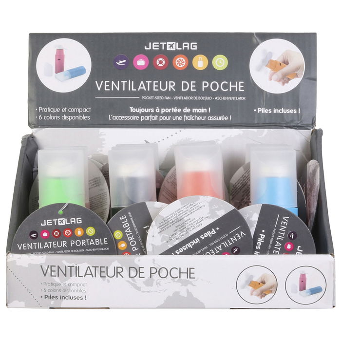 Jet Lag Ventilador De Bolsillo Coup De Fraiche Plástico