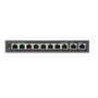 Ruijie Networks RG-ES110D-P Switch No Administrado con 8 Puertos PoE+ y 2 Puertos Gigabit Negro