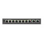 Ruijie Networks RG-ES110D-P Switch No Administrado con 8 Puertos PoE+ y 2 Puertos Gigabit Negro
