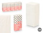 Berilo Set 10 Paquetes 10 Pañuelos 3 Capas Estampado Multicolor 26 x 10 x 5 cm (Set de 24)