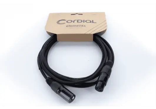 Cordial Cable Dmx Xlr De 3 Pines De 50 Cm