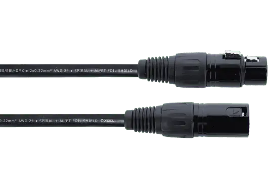 Cordial Cable Dmx Xlr De 3 Pines De 50 Cm