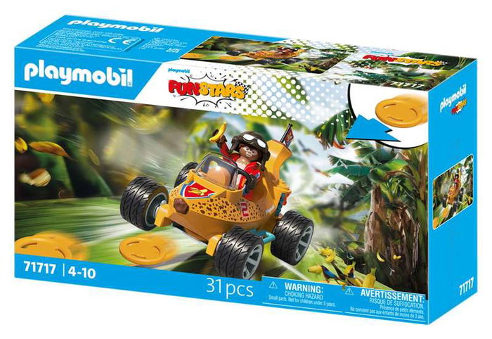 Playmobil Racing Banana (Plátano) Juguete Infantil Figura para Niños +3 Años