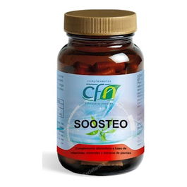 CFN Soosteo 60 Capletas, Suplemento de Calcio, Magnesio y Vitamina D para Huesos y Músculos, Osteoporosis y Calambres