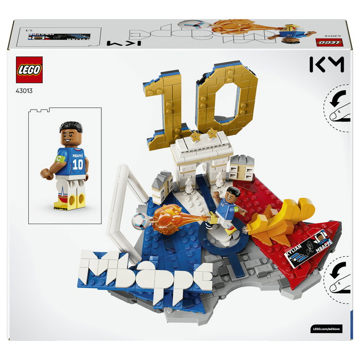 LEGO Editions Kylian Mbappé Fenómenos del Fútbol 43013