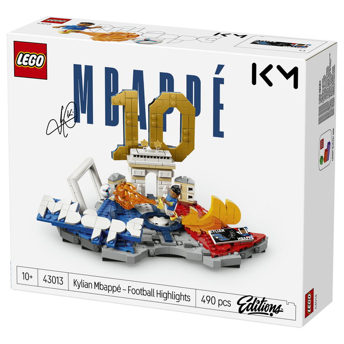 LEGO Editions Kylian Mbappé Fenómenos del Fútbol 43013