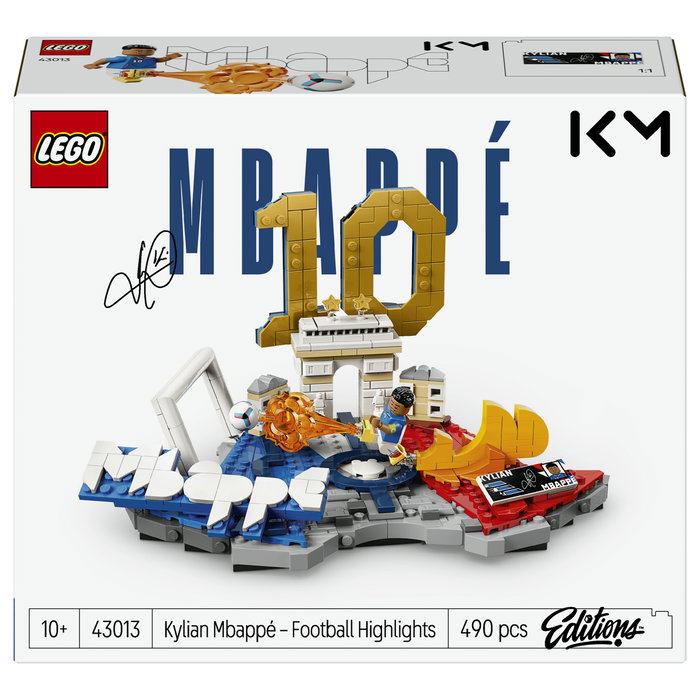 LEGO Editions Kylian Mbappé Fenómenos del Fútbol 43013
