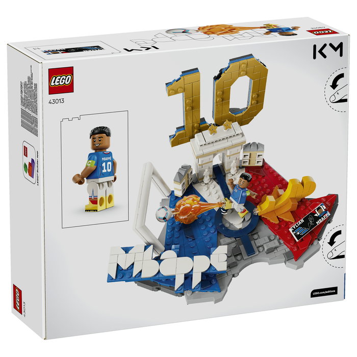 LEGO Editions Kylian Mbappé Fenómenos del Fútbol 43013