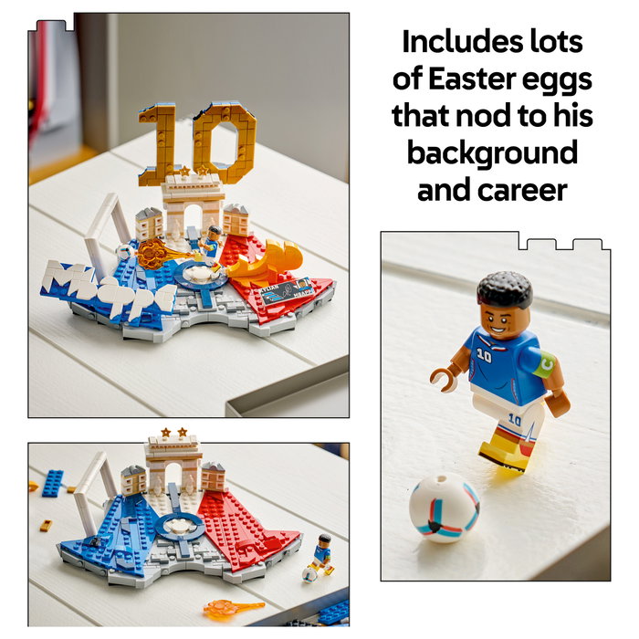 LEGO Editions Kylian Mbappé Fenómenos del Fútbol 43013
