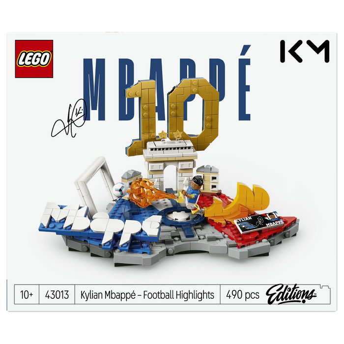 LEGO Editions Kylian Mbappé Fenómenos del Fútbol 43013