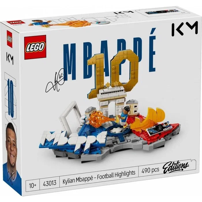 LEGO Editions Kylian Mbappé Fenómenos del Fútbol 43013