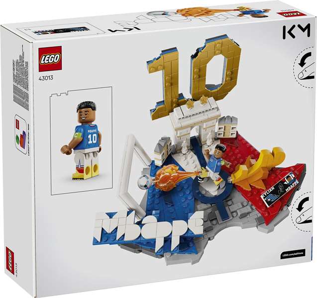 LEGO Editions Kylian Mbappé: Fenómenos del Fútbol 43013