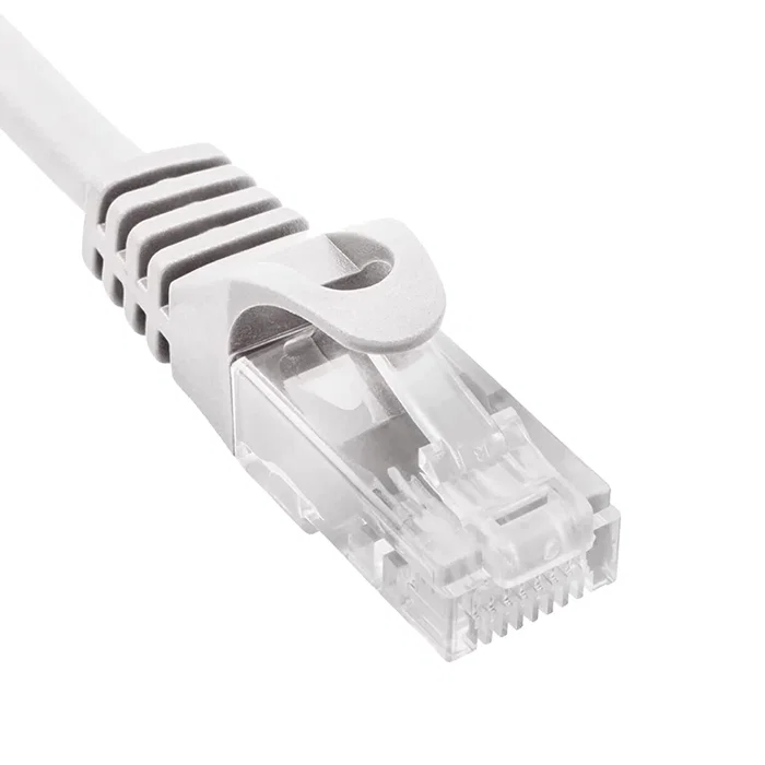 Phasak Cable de Red PHK 1520 Cat.6 UTP, Conductor CCA (Aluminio Recubierto de Cobre), RJ45 Macho a RJ45 Macho, Gris, 20 Metros