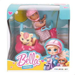 Color Baby Muñeca con Moto y Mascota 12 cm