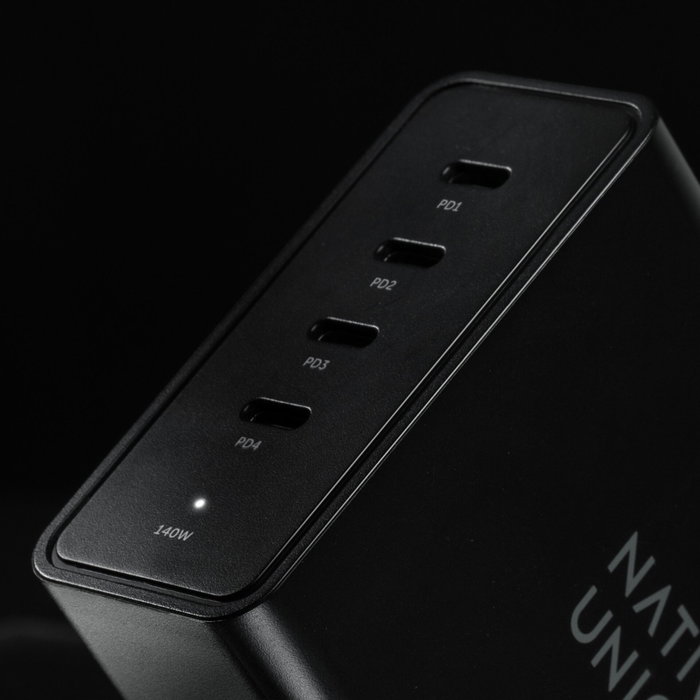 Native Union 140W Type-C PD GaN Fast Desktop Charger Black Native Union 140W Type-C PD GaN Fast Desktop Charger Black