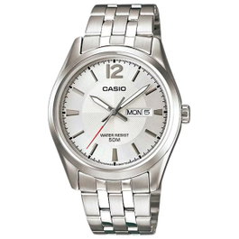 Casio MTP-1335D-7AVDF Reloj Analógico de Cuarzo en Acero Inoxidable Gris