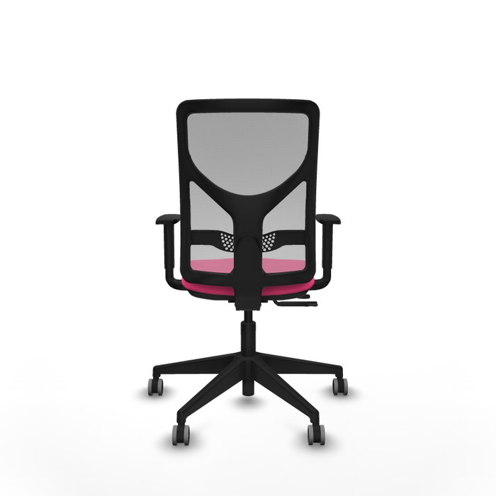 PIQUERAS Y CRESPO Silla de oficina Motilla Rosa y Gris PIQUERAS Y CRESPO Silla de oficina Motilla Rosa y Gris