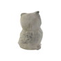 DKD Home Decor Set de 3 Figuras de Búho en Cemento con Acabado Desgastado