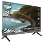 Silelis STV240001 Monitor 24" Full HD LED Traveler Negro 1920x1080 VGA HDMI USB DVB-T2