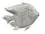 DKD Home Decor Decoración Metal Pez Decapé Blanco