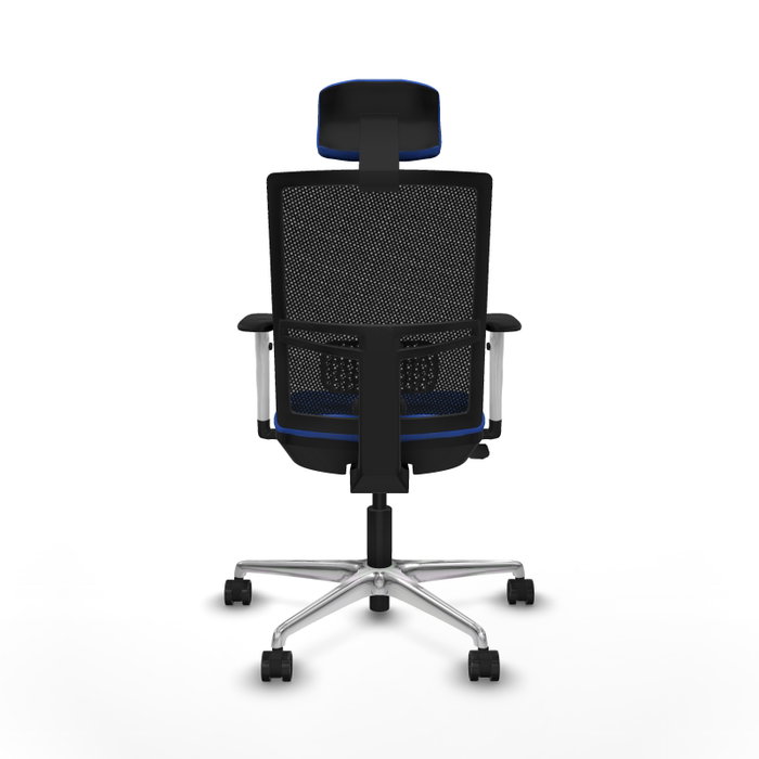 PIQUERAS Y CRESPO Silla de oficina Yunquera con mecanismo Sincro/Traslack Azul PIQUERAS Y CRESPO Silla de oficina Yunquera con mecanismo Sincro/Traslack Azul