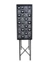 DKD Home Decor Bone 23 Mueble Bar Bicolor Negro 80 x 40 x 153 cm