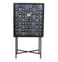 DKD Home Decor Bone 23 Mueble Bar Bicolor Negro 80 x 40 x 153 cm