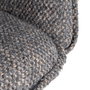 Ixia Silla Gris Tejido-Metal para Salón