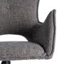 Ixia Silla Gris Tejido-Metal para Salón