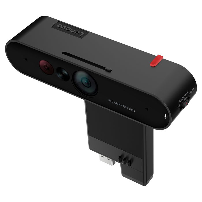 Lenovo ThinkVision MC60 Webcam Full HD 1080p 30fps 65°, 2 Micrófonos, Tapa de Privacidad, para Monitores P24h-30 P24q-30 T34w-30 P49w-30 Lenovo ThinkVision MC60 Webcam Full HD 1080p 30fps 65°, 2 Micrófonos, Tapa de Privacidad, para Monitores P24h-30 P24q-30 T34w-30 P49w-30