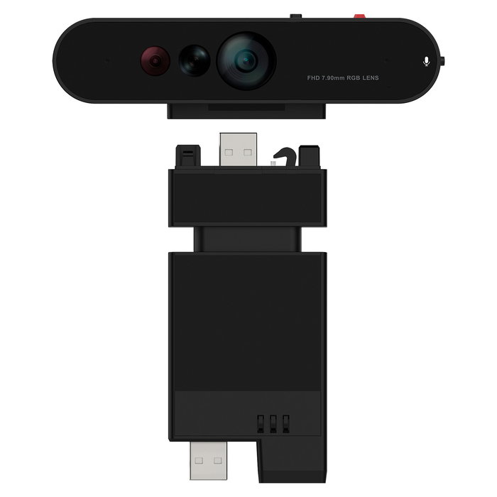 Lenovo ThinkVision MC60 Webcam Full HD 1080p 30fps 65°, 2 Micrófonos, Tapa de Privacidad, para Monitores P24h-30 P24q-30 T34w-30 P49w-30 Lenovo ThinkVision MC60 Webcam Full HD 1080p 30fps 65°, 2 Micrófonos, Tapa de Privacidad, para Monitores P24h-30 P24q-30 T34w-30 P49w-30