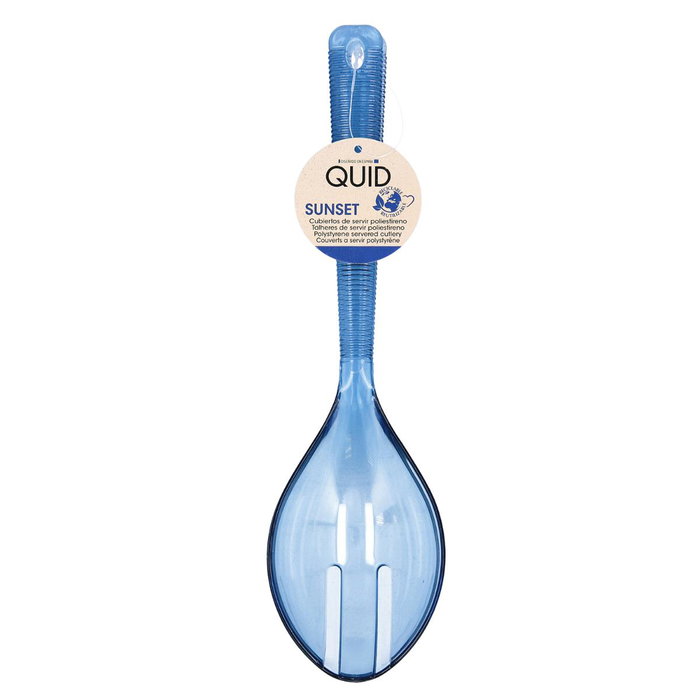 Set 2 Cubiertos Poliestireno Sunset Azul Quid 6,9x26 cm