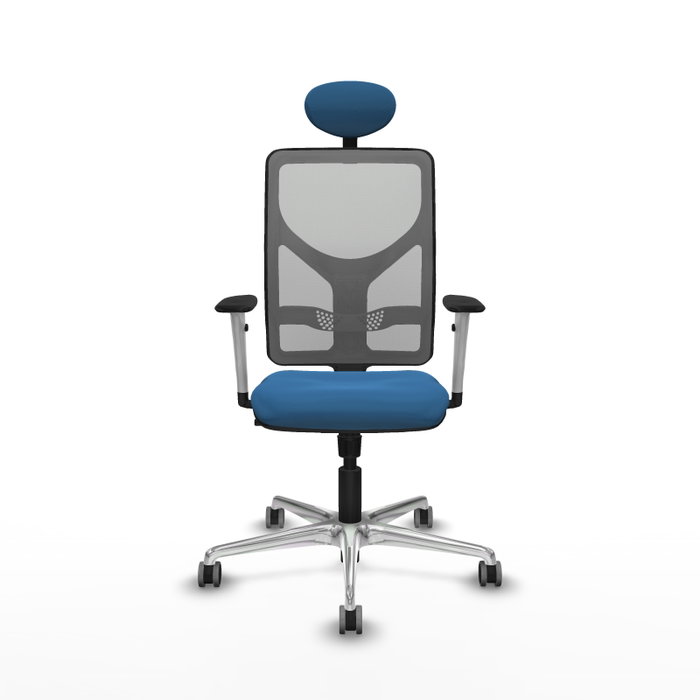 PIQUERAS Y CRESPO Silla de oficina Motilla con mecanismo Sincro, Azul claro y Gris PIQUERAS Y CRESPO Silla de oficina Motilla con mecanismo Sincro, Azul claro y Gris