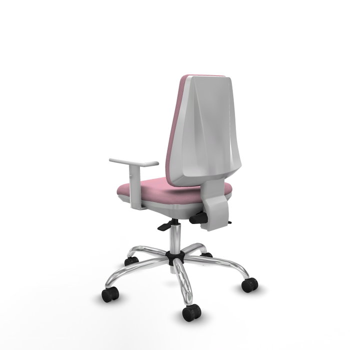 PIQUERAS Y CRESPO Silla de oficina Elche con mecanismo Asincro en color Rosa PIQUERAS Y CRESPO Silla de oficina Elche con mecanismo Asincro en color Rosa