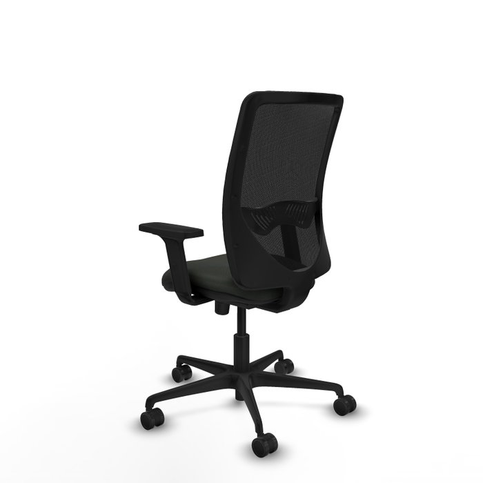 PIQUERAS Y CRESPO Silla de oficina Zulema con mecanismo Sincro y Brazos 2D, Negro