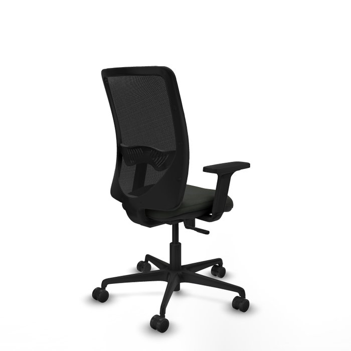 PIQUERAS Y CRESPO Silla de oficina Zulema con mecanismo Sincro y Brazos 2D, Negro