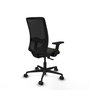 PIQUERAS Y CRESPO Silla de oficina Zulema con mecanismo Sincro y Brazos 2D, Negro