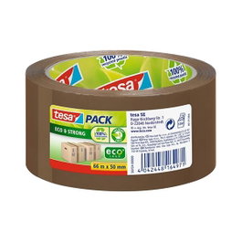 Tesa Tesapack Eco&Strong Cinta de Embalaje Ecológica 66m x 50mm Marrón
