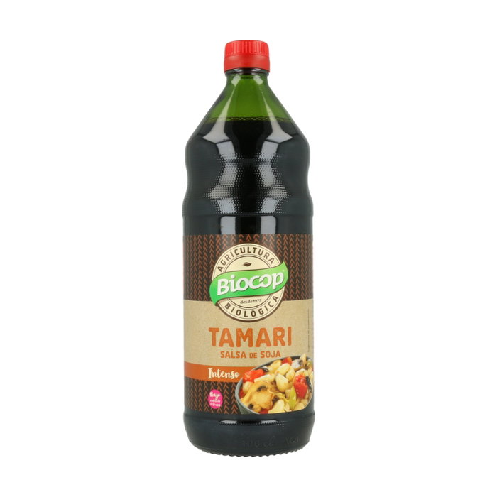 Biocop Salsa Soja Tamari Bio 1L - Ecológica, fermentación tradicional japonesa Biocop Salsa Soja Tamari Bio 1L - Ecológica, fermentación tradicional japonesa
