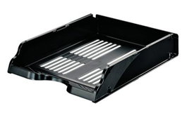 Esselte Bandeja Portadocumentos Transit Apilable A4 Estándar Negro