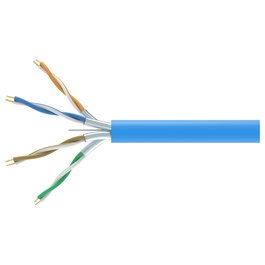 EQUIP 404546 Cable de Red Cat6a U/FTP LSZH Dca Azul 305m