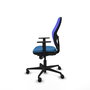PIQUERAS Y CRESPO Silla de oficina Jorquera, Mecanismo Sincro, Azul claro/Azul