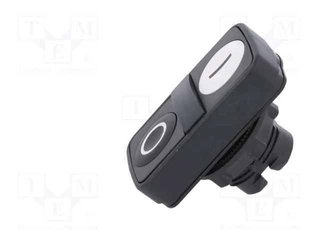 SCHNEIDER ELECTRIC Interruptor doble Harmony XB5 22mm blanco/negro