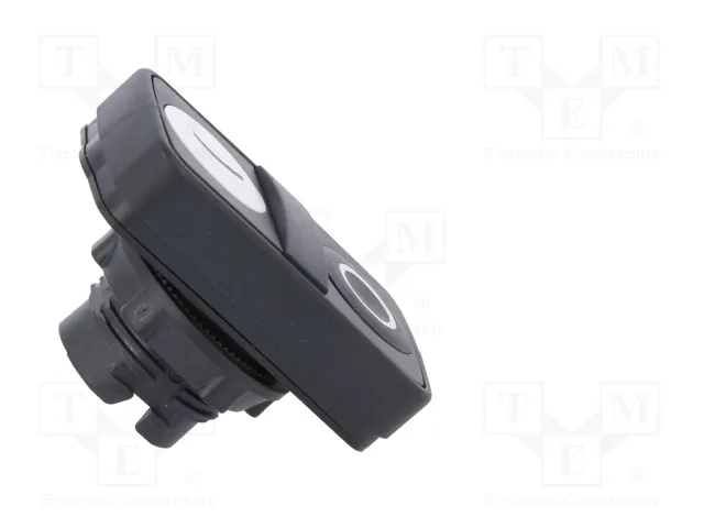 SCHNEIDER ELECTRIC Interruptor doble Harmony XB5 22mm blanco/negro