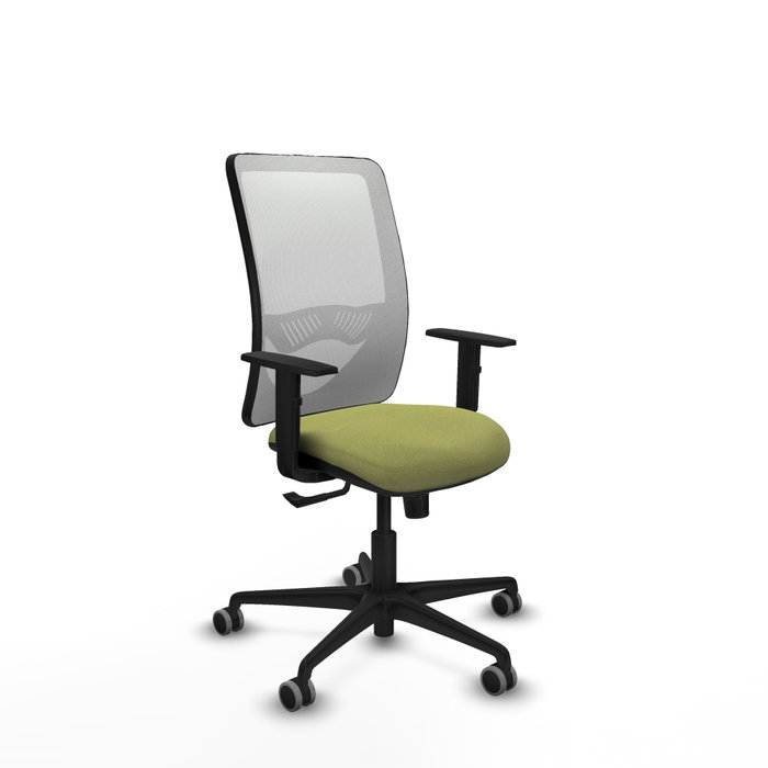 PIQUERAS Y CRESPO Silla de oficina Zulema con mecanismo Sincro, Verde oliva y Blanco PIQUERAS Y CRESPO Silla de oficina Zulema con mecanismo Sincro, Verde oliva y Blanco