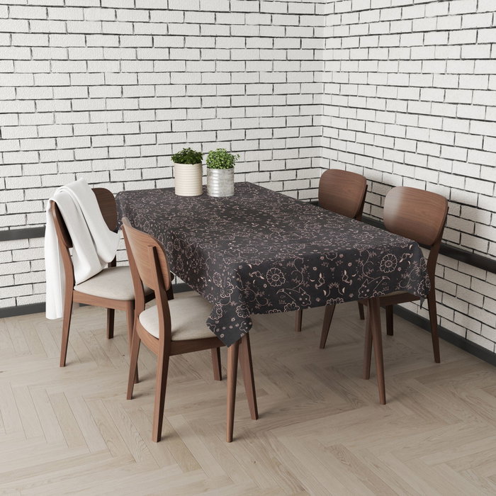 Hermia Mantel 140 x 180 cm - 65% Algodón y 35% Poliéster - Resistente a Manchas y Arrugas