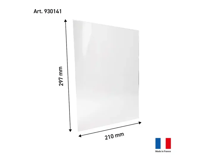 DJOIS Lámina de Acrílico Transparente Personalizable, Formato DIN A4 (210x297mm), Grosor 3mm - Pack de 10 Unidades para Decoración de Eventos, Números de Mesa, Menús