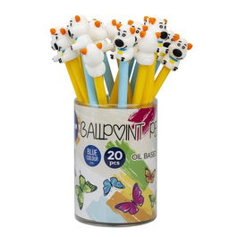 Boligrafo Centrum Fancy Dog Bote De 20 (Tinta Azul)