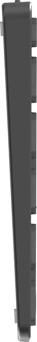 Rapoo 9700M Conjunto Teclado y Ratón Inalámbrico Bluetooth 5.0 y 2.4GHz Ultradelgado con Base Aluminio, 1600 DPI, Recargable, Compatible con Windows y Mac, Negro
